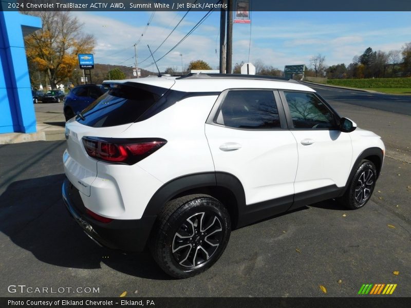 Summit White / Jet Black/Artemis 2024 Chevrolet TrailBlazer ACTIV AWD