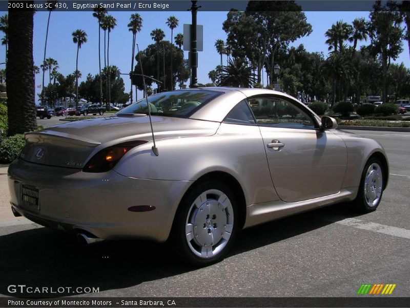 Egyptian Sand Pearl / Ecru Beige 2003 Lexus SC 430