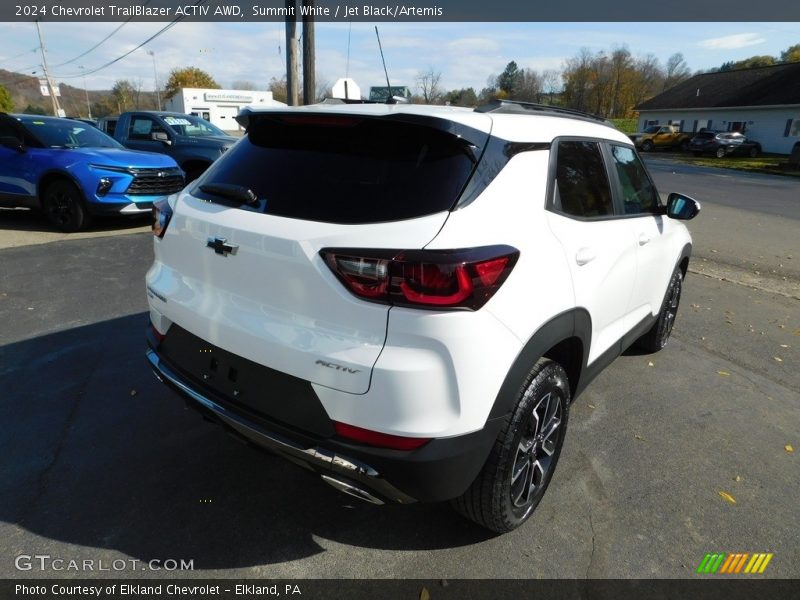 Summit White / Jet Black/Artemis 2024 Chevrolet TrailBlazer ACTIV AWD