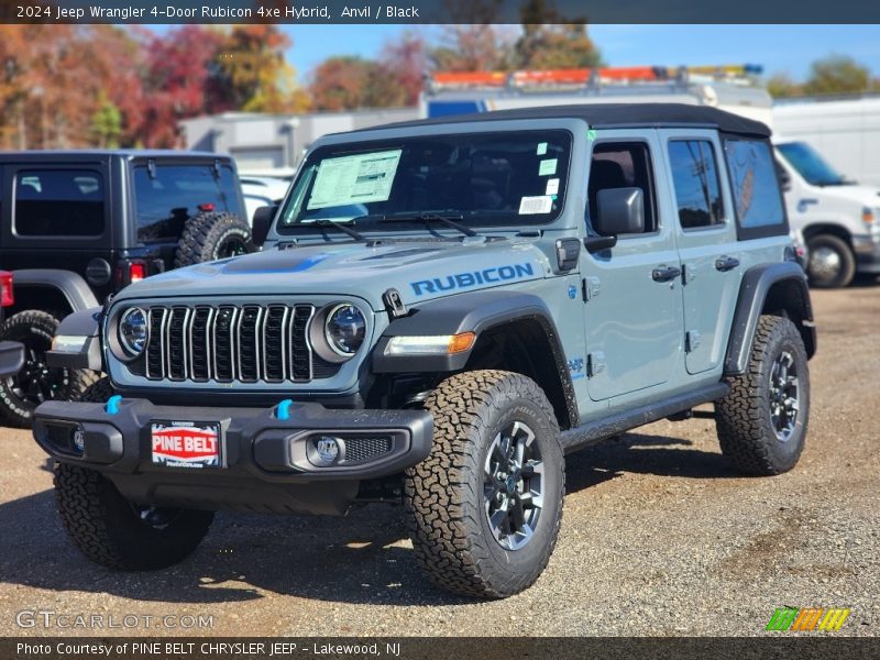 Anvil / Black 2024 Jeep Wrangler 4-Door Rubicon 4xe Hybrid