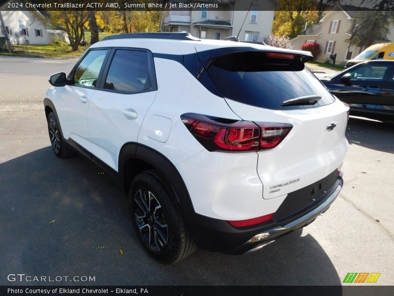 Summit White / Jet Black/Artemis 2024 Chevrolet TrailBlazer ACTIV AWD
