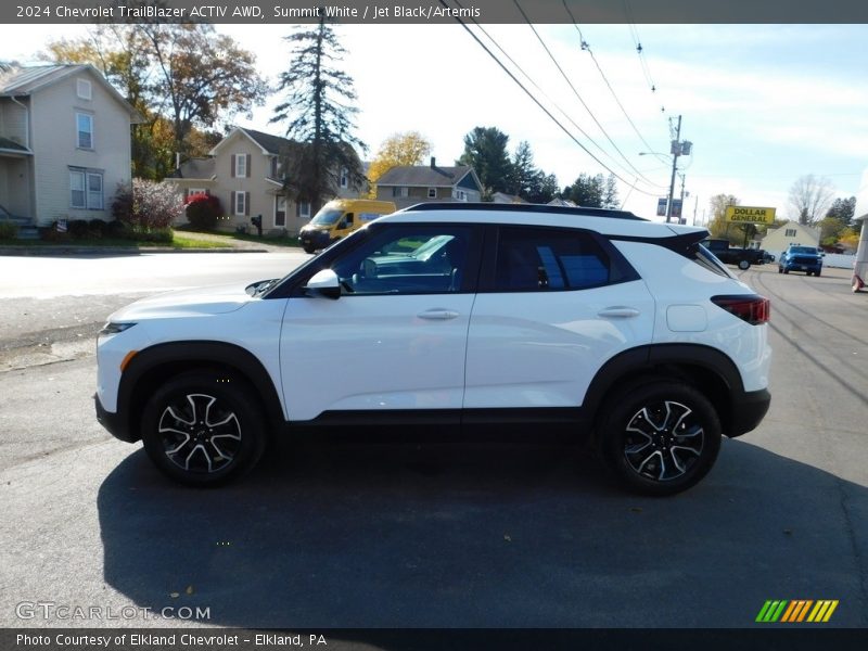 Summit White / Jet Black/Artemis 2024 Chevrolet TrailBlazer ACTIV AWD
