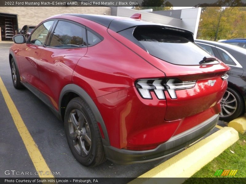 Rapid Red Metallic / Black Onyx 2022 Ford Mustang Mach-E Select eAWD