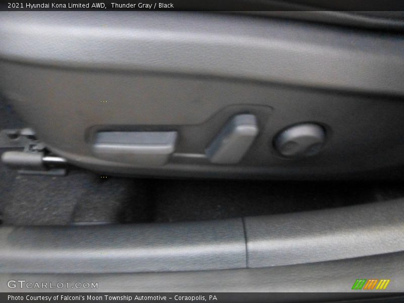Thunder Gray / Black 2021 Hyundai Kona Limited AWD