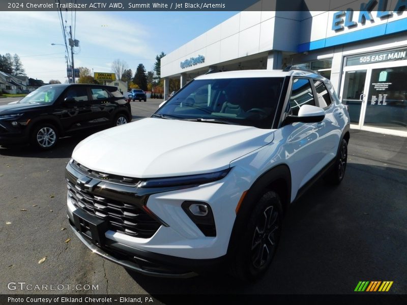 Summit White / Jet Black/Artemis 2024 Chevrolet TrailBlazer ACTIV AWD