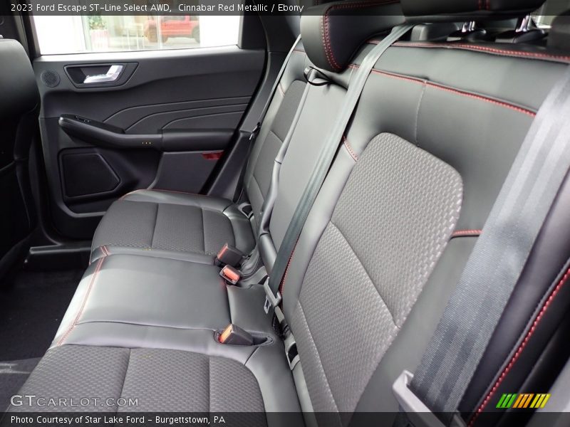 Rear Seat of 2023 Escape ST-Line Select AWD