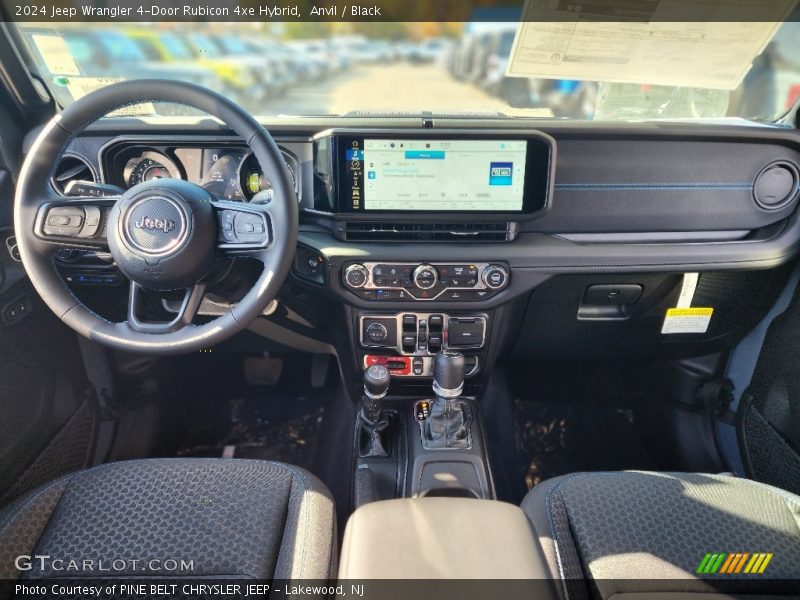 Anvil / Black 2024 Jeep Wrangler 4-Door Rubicon 4xe Hybrid