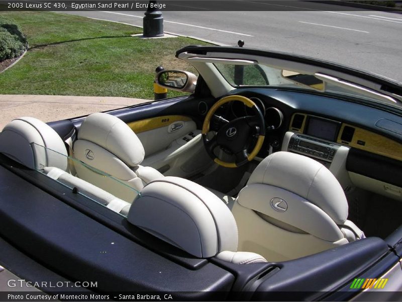 Egyptian Sand Pearl / Ecru Beige 2003 Lexus SC 430