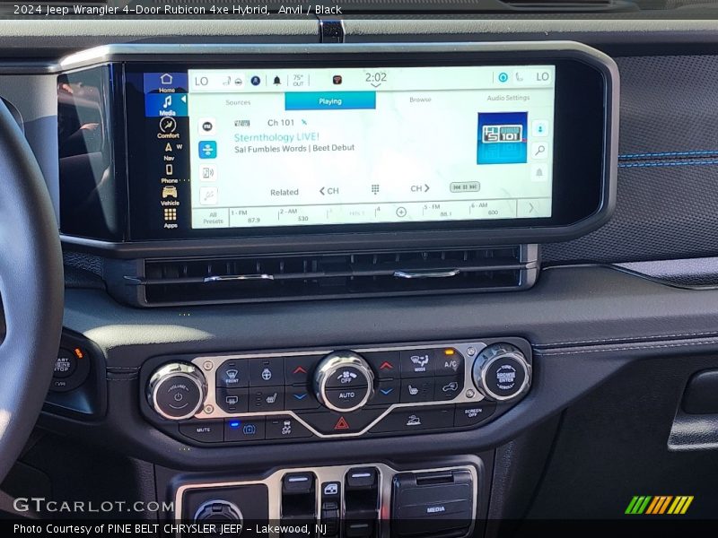 Anvil / Black 2024 Jeep Wrangler 4-Door Rubicon 4xe Hybrid