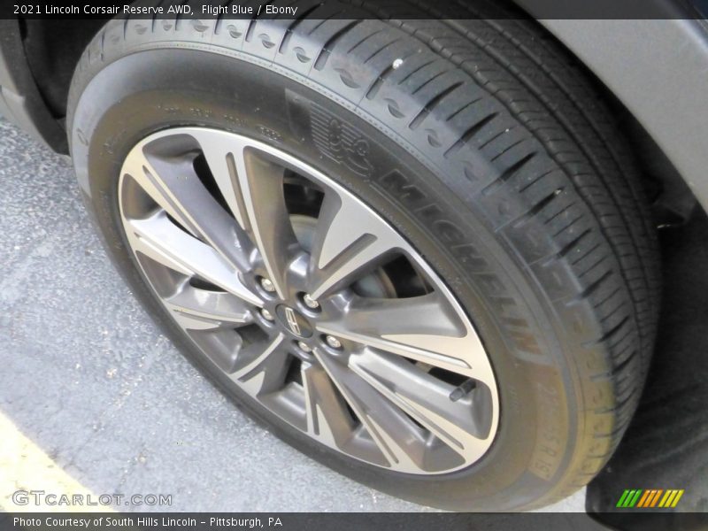 Flight Blue / Ebony 2021 Lincoln Corsair Reserve AWD
