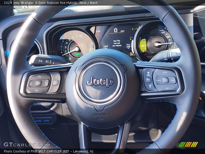 Anvil / Black 2024 Jeep Wrangler 4-Door Rubicon 4xe Hybrid