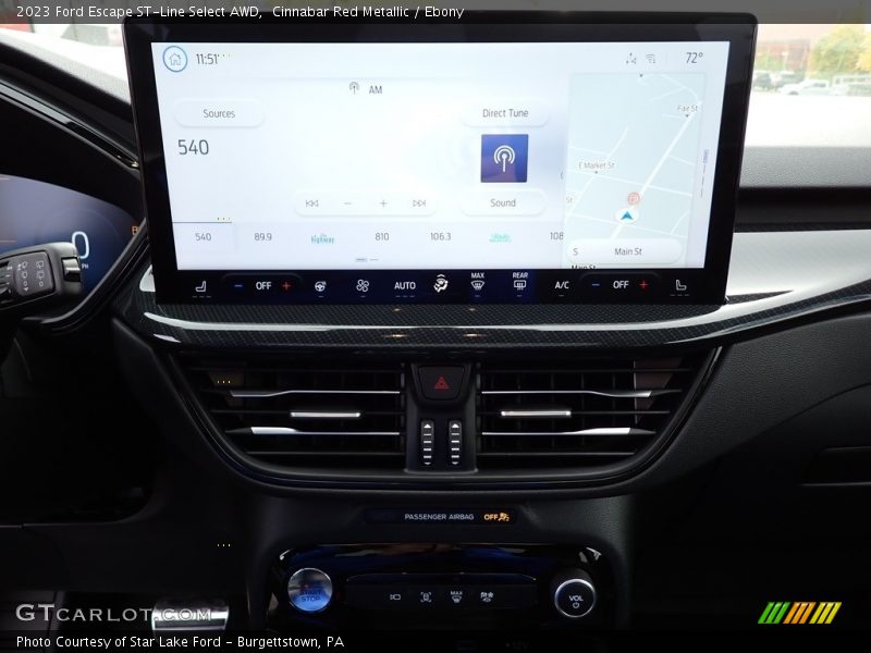 Controls of 2023 Escape ST-Line Select AWD