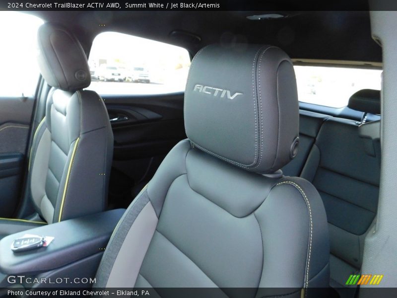 Summit White / Jet Black/Artemis 2024 Chevrolet TrailBlazer ACTIV AWD