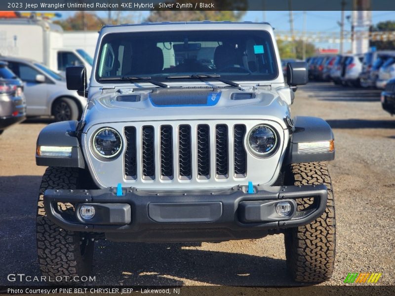 Silver Zynith / Black 2023 Jeep Wrangler Unlimited Rubicon 4XE Hybrid