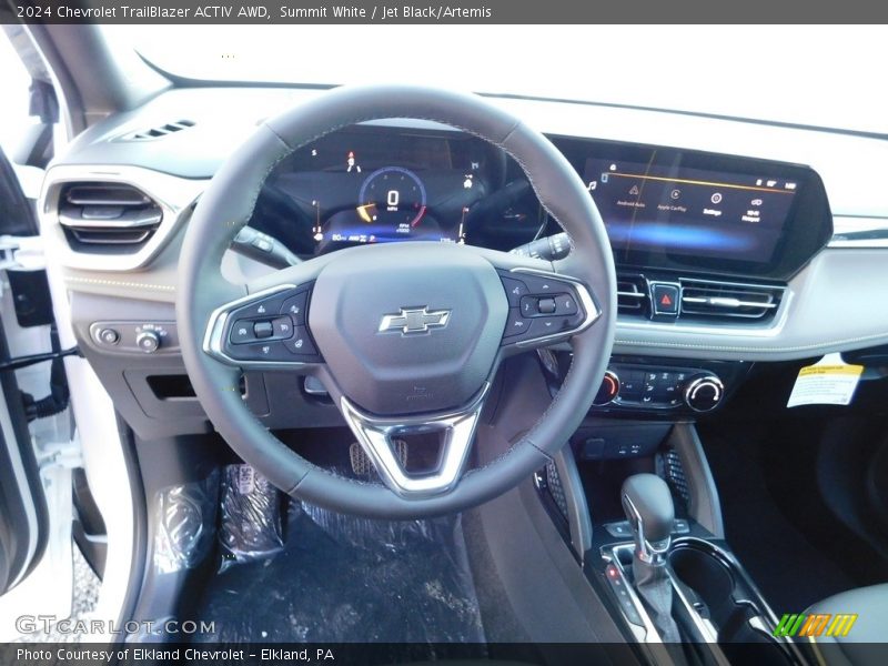 Summit White / Jet Black/Artemis 2024 Chevrolet TrailBlazer ACTIV AWD