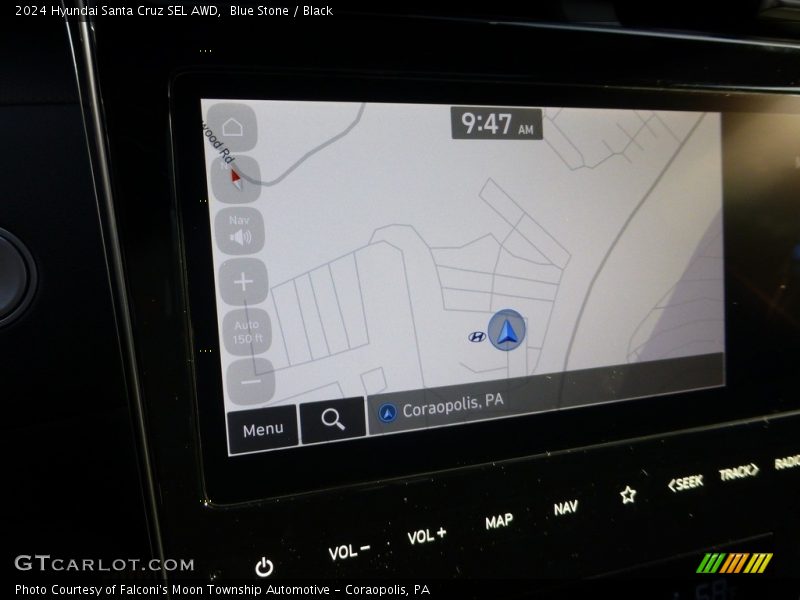 Blue Stone / Black 2024 Hyundai Santa Cruz SEL AWD