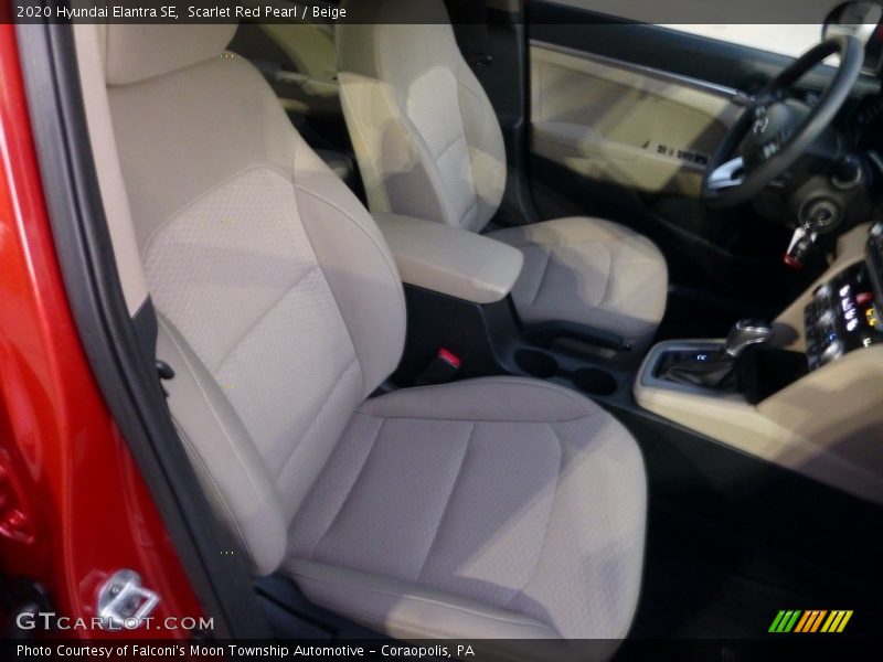 Scarlet Red Pearl / Beige 2020 Hyundai Elantra SE