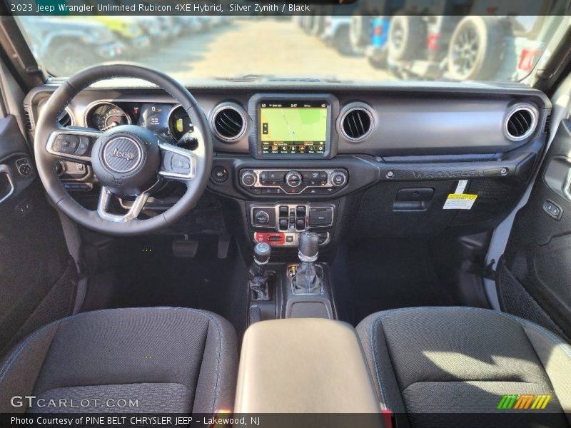 Dashboard of 2023 Wrangler Unlimited Rubicon 4XE Hybrid