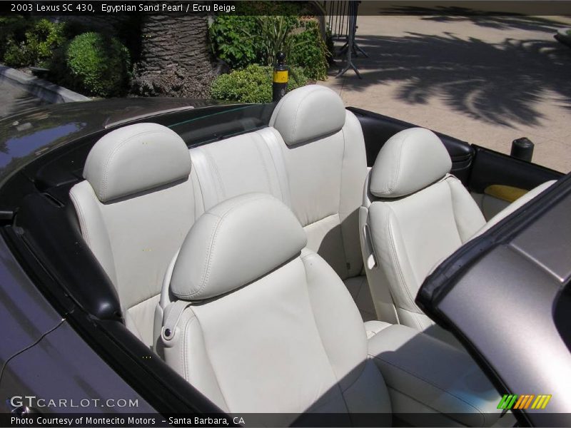 Egyptian Sand Pearl / Ecru Beige 2003 Lexus SC 430