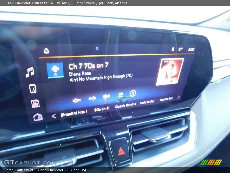 Summit White / Jet Black/Artemis 2024 Chevrolet TrailBlazer ACTIV AWD