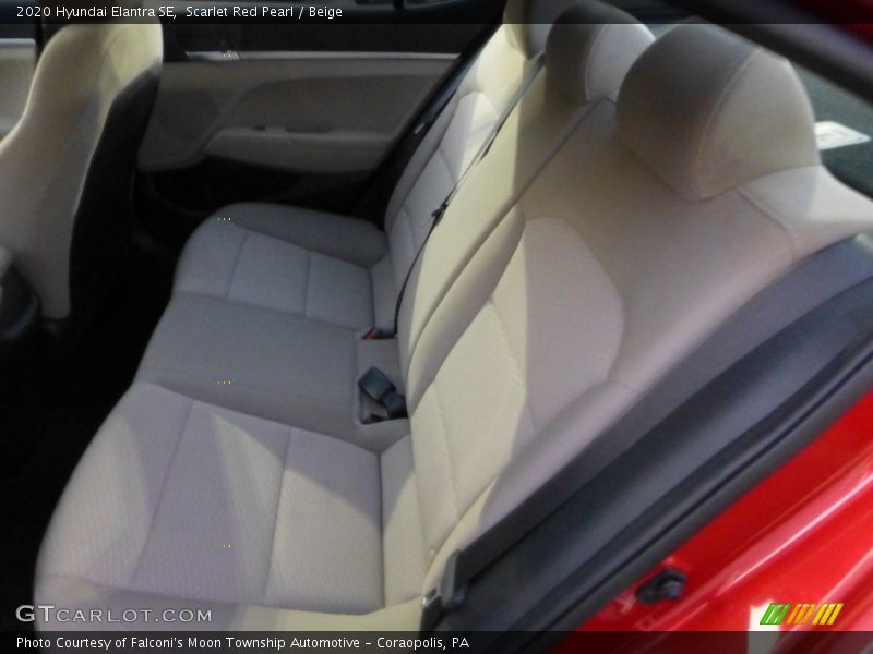 Scarlet Red Pearl / Beige 2020 Hyundai Elantra SE