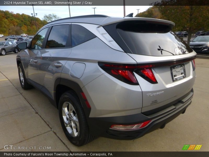 Shimmering Silver / Gray 2024 Hyundai Tucson SEL AWD
