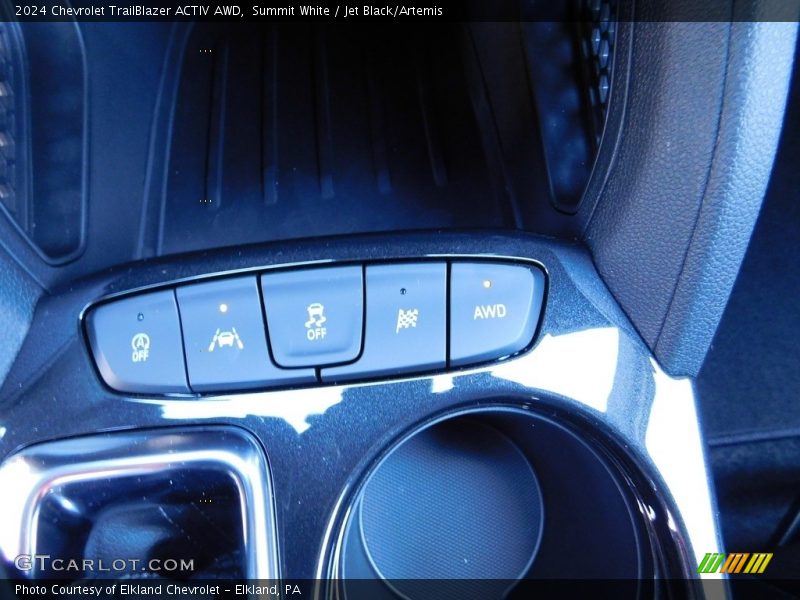 Summit White / Jet Black/Artemis 2024 Chevrolet TrailBlazer ACTIV AWD