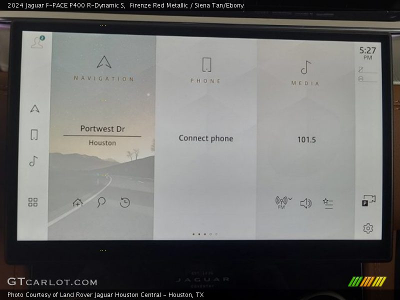 Controls of 2024 F-PACE P400 R-Dynamic S