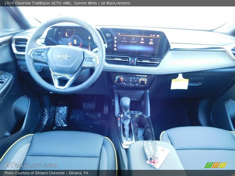 Summit White / Jet Black/Artemis 2024 Chevrolet TrailBlazer ACTIV AWD