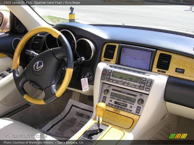 Egyptian Sand Pearl / Ecru Beige 2003 Lexus SC 430