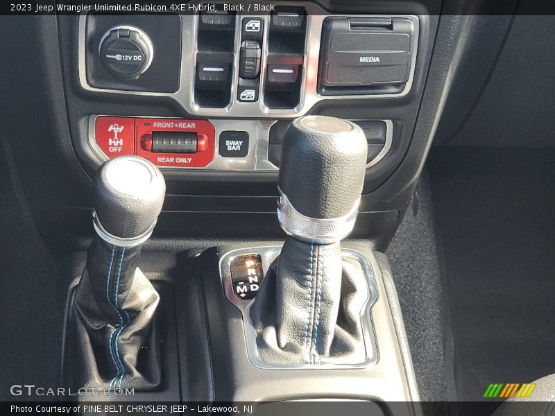 Black / Black 2023 Jeep Wrangler Unlimited Rubicon 4XE Hybrid
