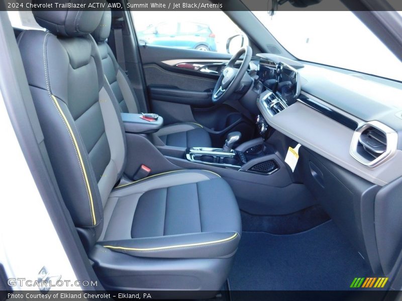 Summit White / Jet Black/Artemis 2024 Chevrolet TrailBlazer ACTIV AWD