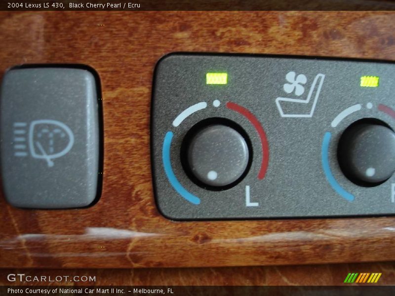 Black Cherry Pearl / Ecru 2004 Lexus LS 430