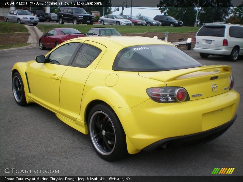 Lightning Yellow / Black/Chapparal 2004 Mazda RX-8
