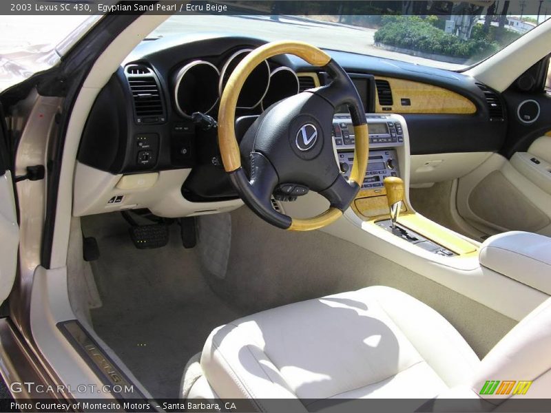 Egyptian Sand Pearl / Ecru Beige 2003 Lexus SC 430