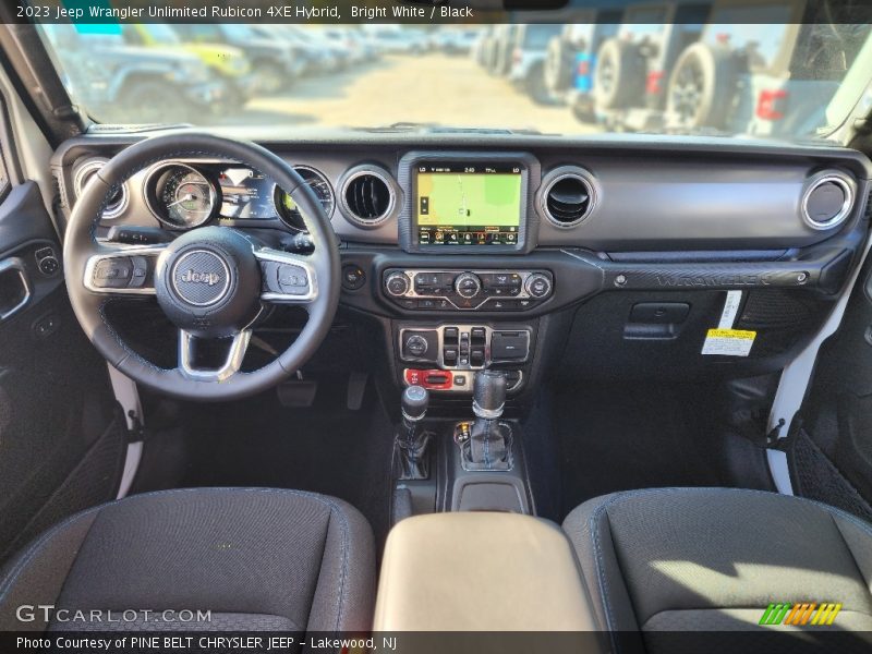 Bright White / Black 2023 Jeep Wrangler Unlimited Rubicon 4XE Hybrid