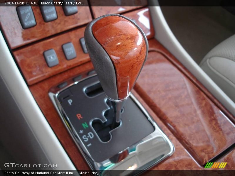 Black Cherry Pearl / Ecru 2004 Lexus LS 430