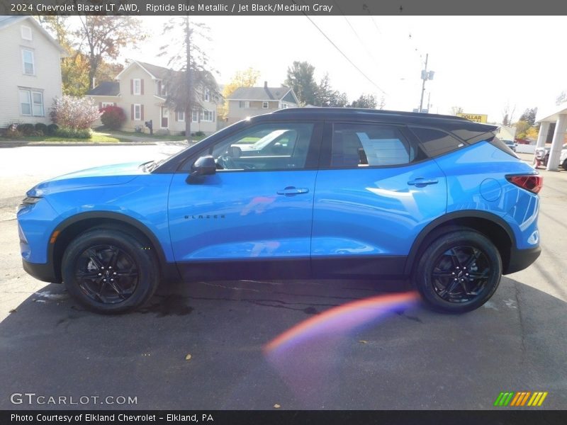 Riptide Blue Metallic / Jet Black/Medium Gray 2024 Chevrolet Blazer LT AWD