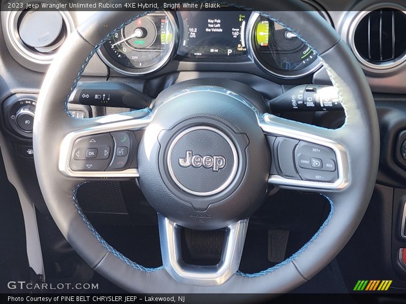 Bright White / Black 2023 Jeep Wrangler Unlimited Rubicon 4XE Hybrid