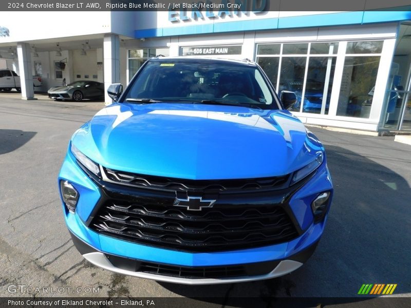 Riptide Blue Metallic / Jet Black/Medium Gray 2024 Chevrolet Blazer LT AWD