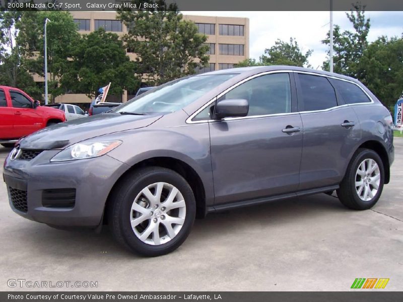 Galaxy Gray Mica / Black 2008 Mazda CX-7 Sport