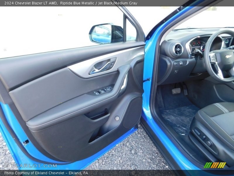 Riptide Blue Metallic / Jet Black/Medium Gray 2024 Chevrolet Blazer LT AWD