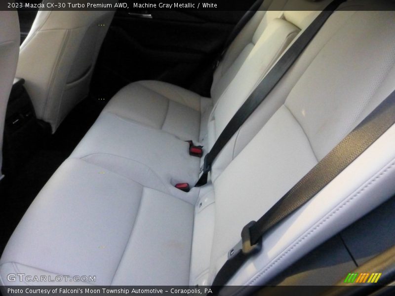 Machine Gray Metallic / White 2023 Mazda CX-30 Turbo Premium AWD