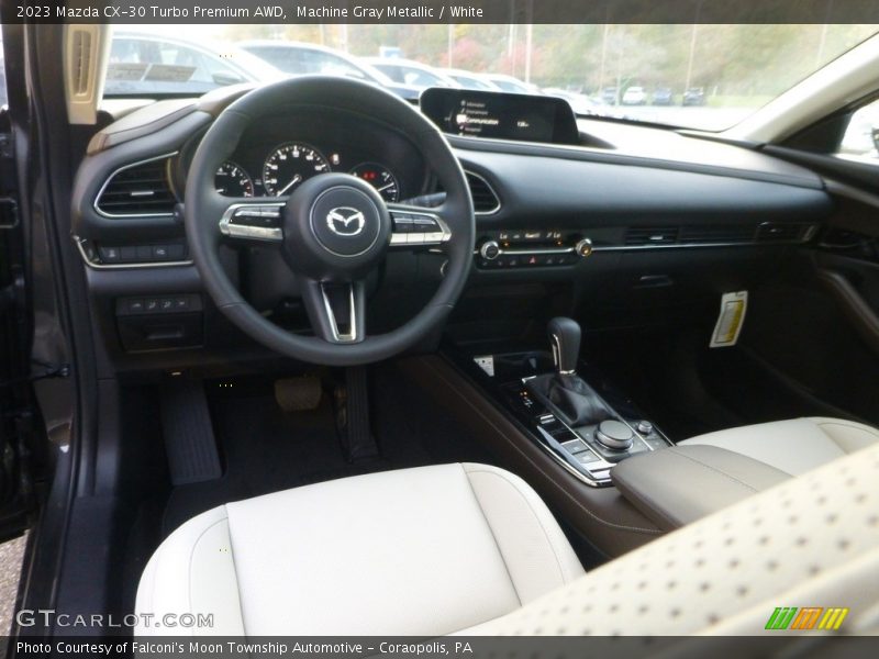  2023 CX-30 Turbo Premium AWD White Interior