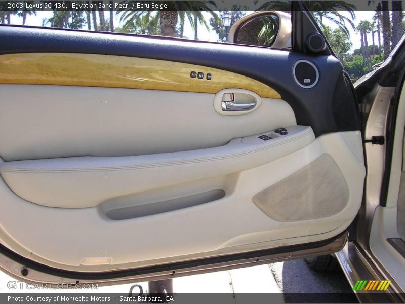 Egyptian Sand Pearl / Ecru Beige 2003 Lexus SC 430