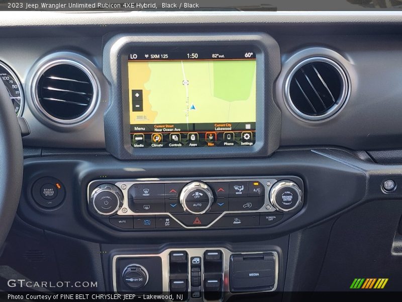 Black / Black 2023 Jeep Wrangler Unlimited Rubicon 4XE Hybrid