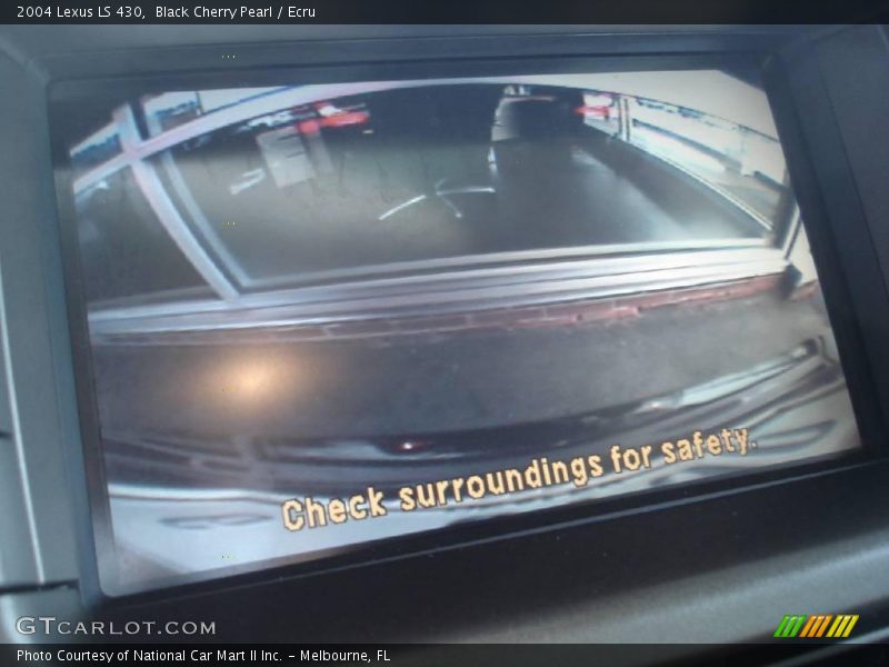 Black Cherry Pearl / Ecru 2004 Lexus LS 430