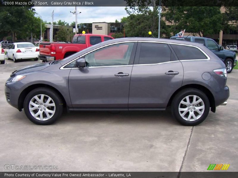 Galaxy Gray Mica / Black 2008 Mazda CX-7 Sport