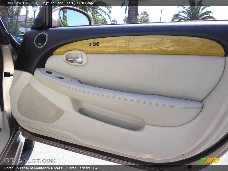 Egyptian Sand Pearl / Ecru Beige 2003 Lexus SC 430