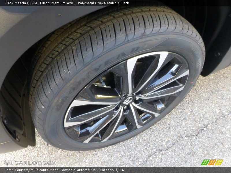Polymetal Gray Metallic / Black 2024 Mazda CX-50 Turbo Premium AWD